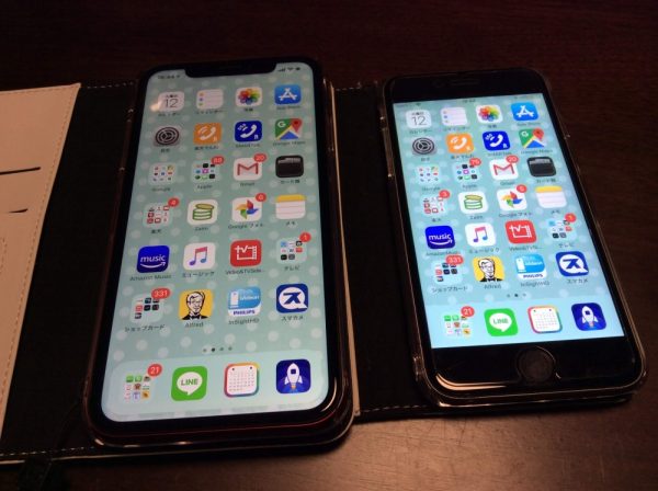 iPhone XRとiphone6s