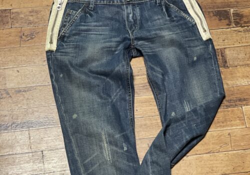 メルカリで衝動買いしたきっつきつのSサイズサロペット