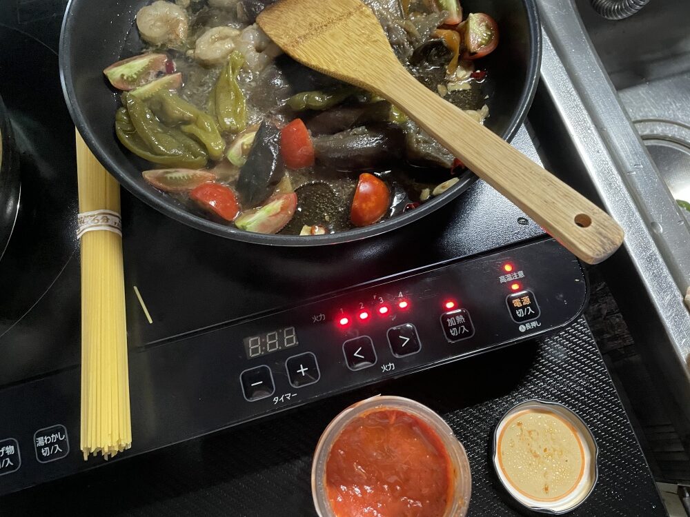 今日のお昼ご飯はアラビアータ