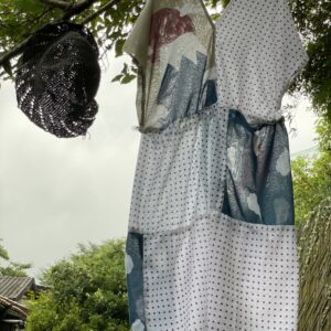 夏の１００均てぬぐいアッパッパ〜富士山柄と豆絞り柄