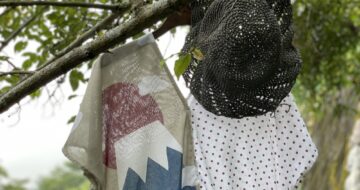夏の１００均てぬぐいアッパッパ〜富士山柄と豆絞り柄