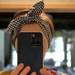 猫とおそろいハギレでヘアターバン２種〜猫と暮らす