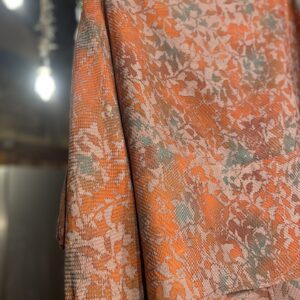 着物リメイクでボートネックブラウス