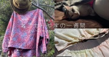 リメイクでよそ行き服と勝負下着作りと冬支度の猫たち2025.11.1