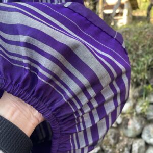 甘さ控えめ大人のバルーンスカート銘仙着物リメイク#着物リメイク