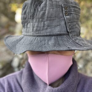 ブラックデニムの大人めサファリハット#デニムリメイク